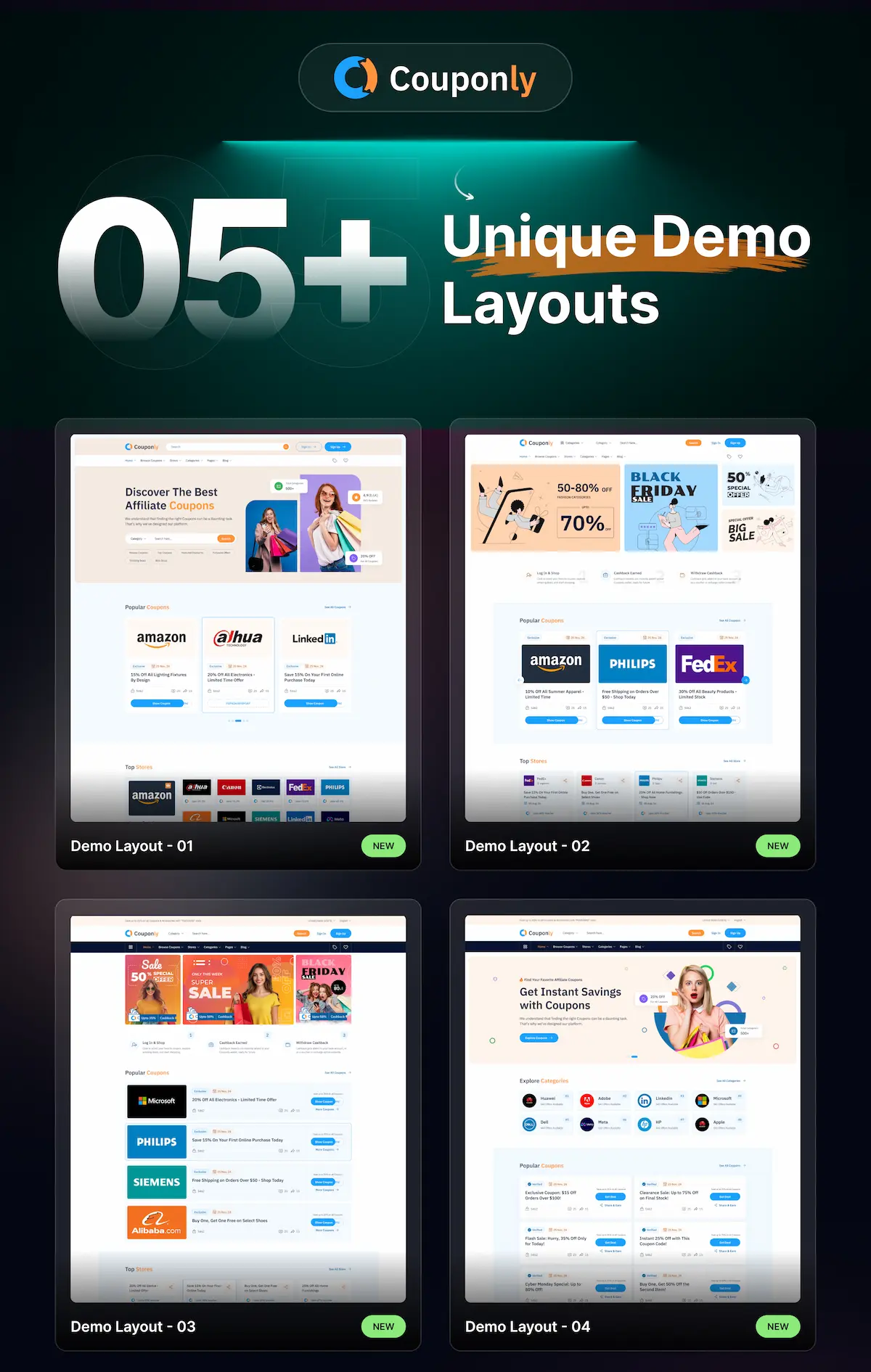 Couponly – Coupons, Deals, Discounts & Affiliate WordPress Theme