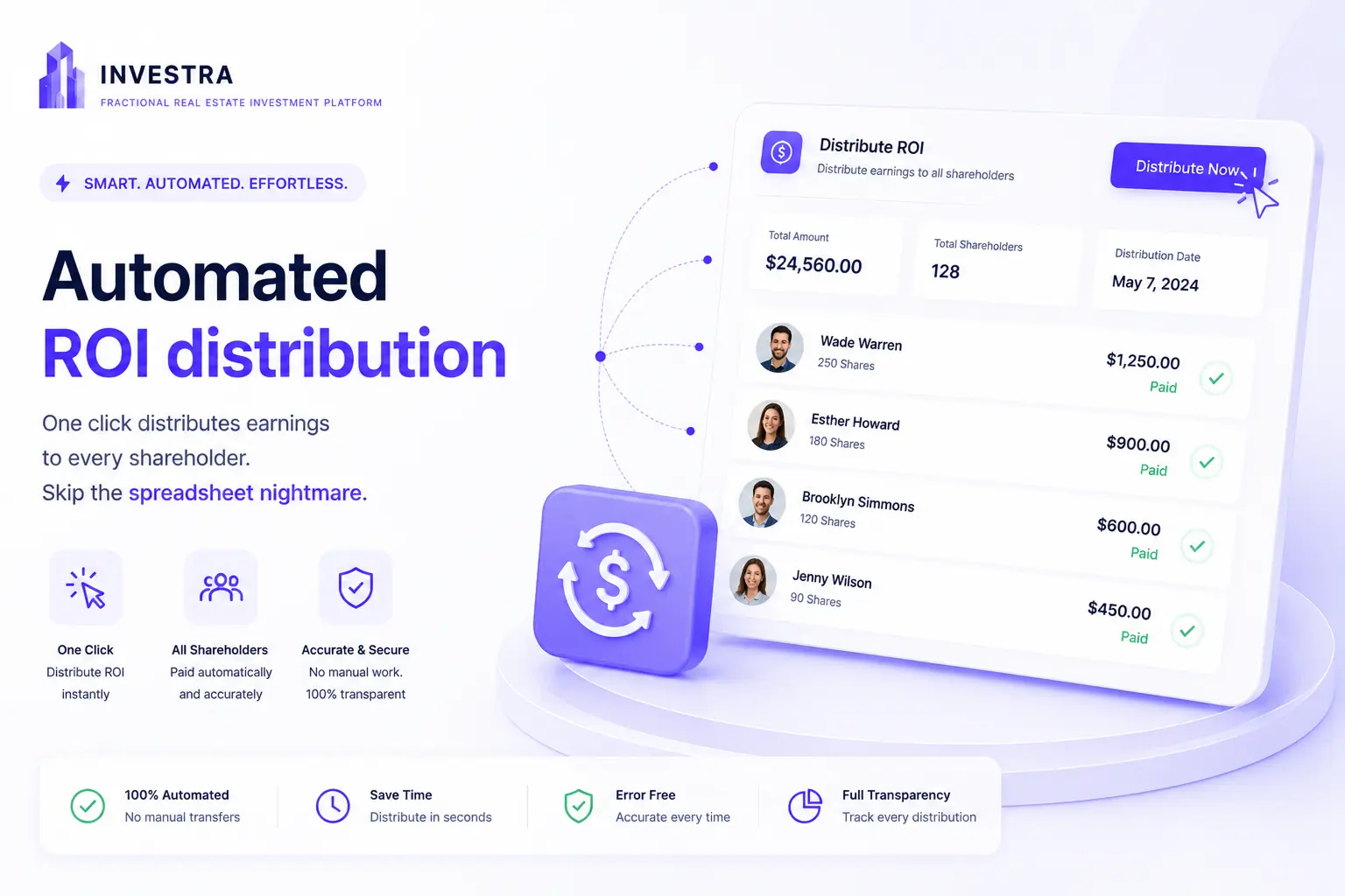 Investra - Fractional Real Estate Investment Platform with React Native App, Next.js Web & Laravel