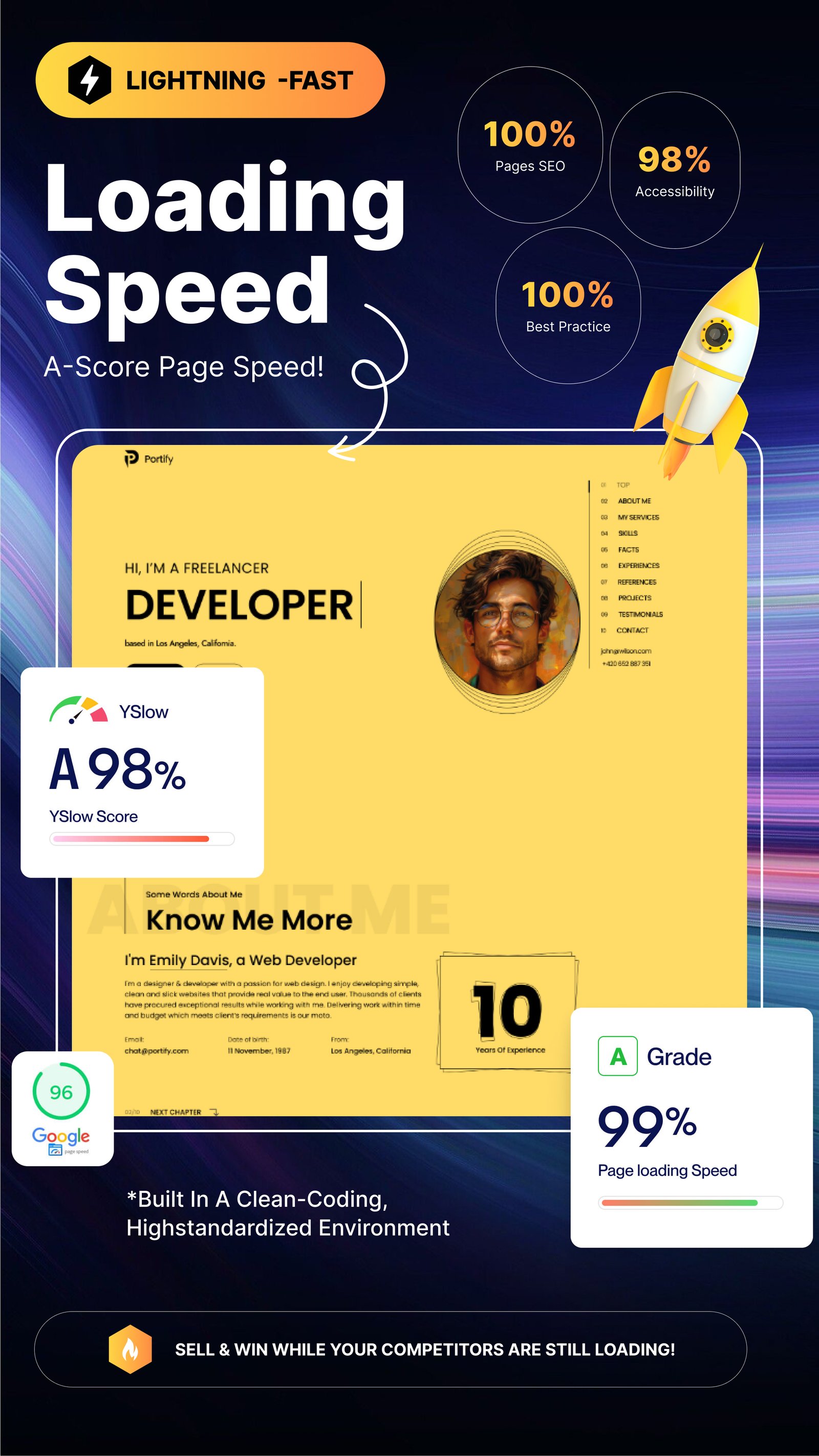 Portify - Personal Portfolio Next JS  Template