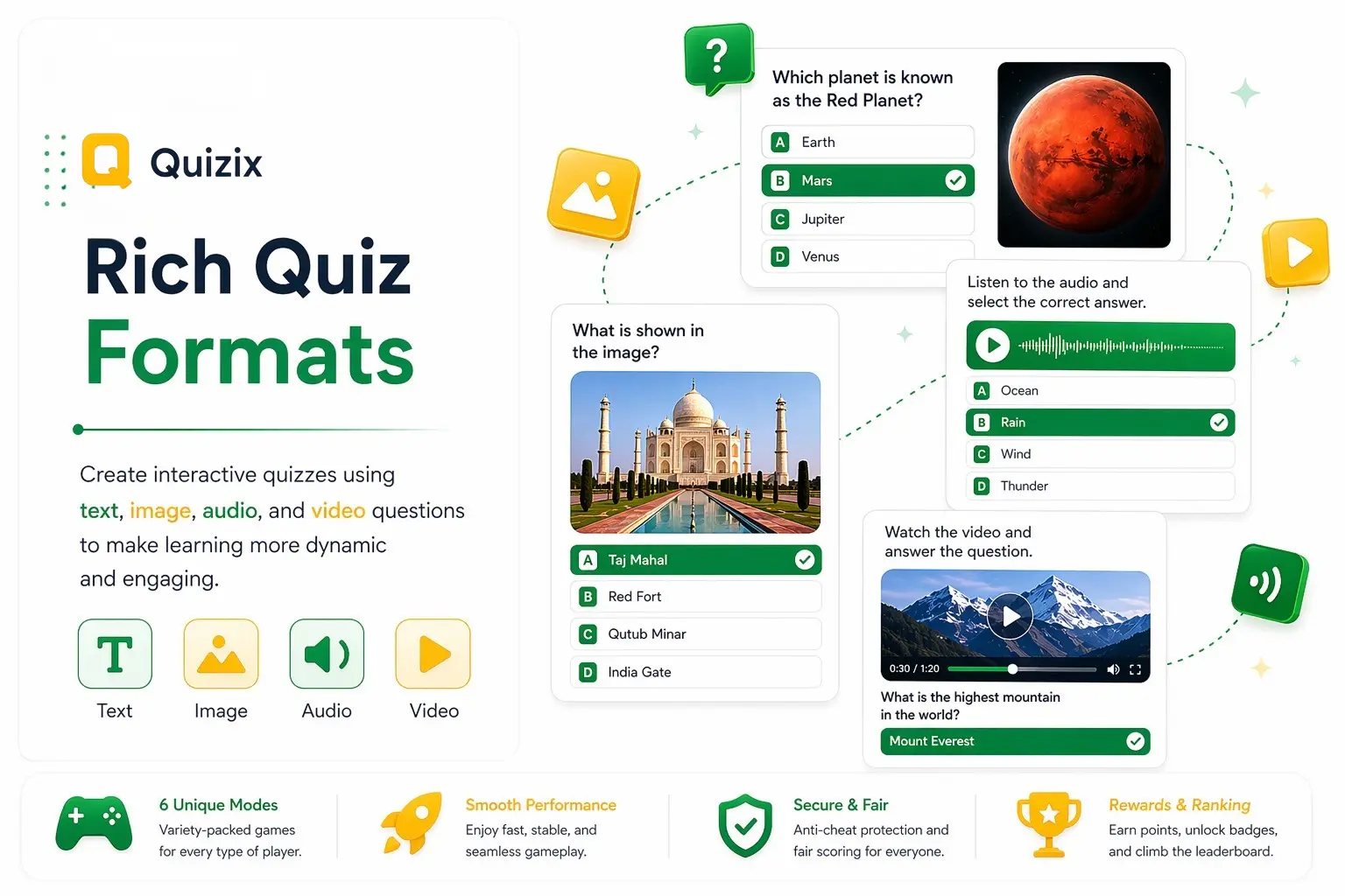 QuiziX – AI Quiz & Trivia Game | Laravel + Next.js Gamified Quiz Platform