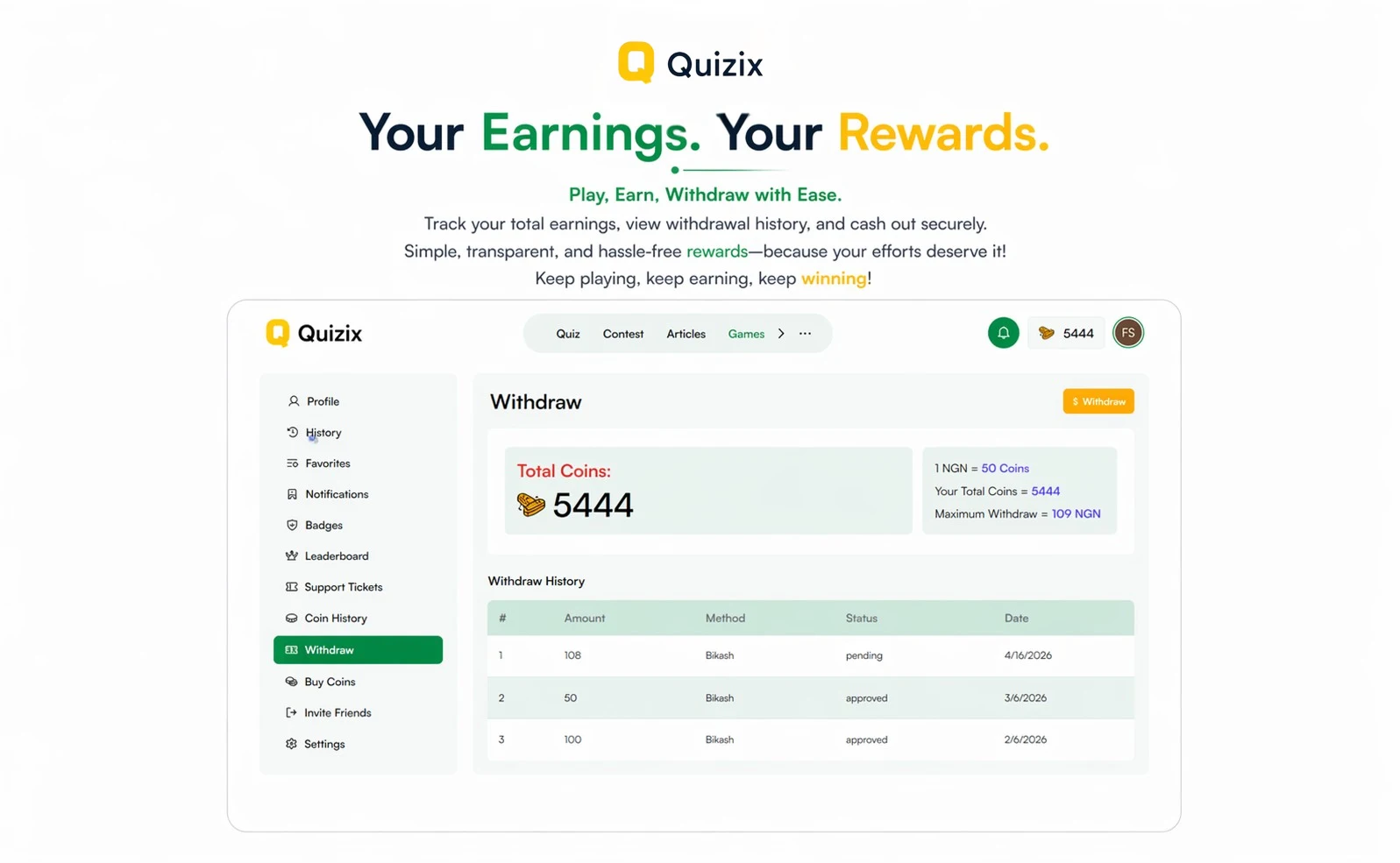 QuiziX – AI Quiz & Trivia Game | Laravel + Next.js Gamified Quiz Platform